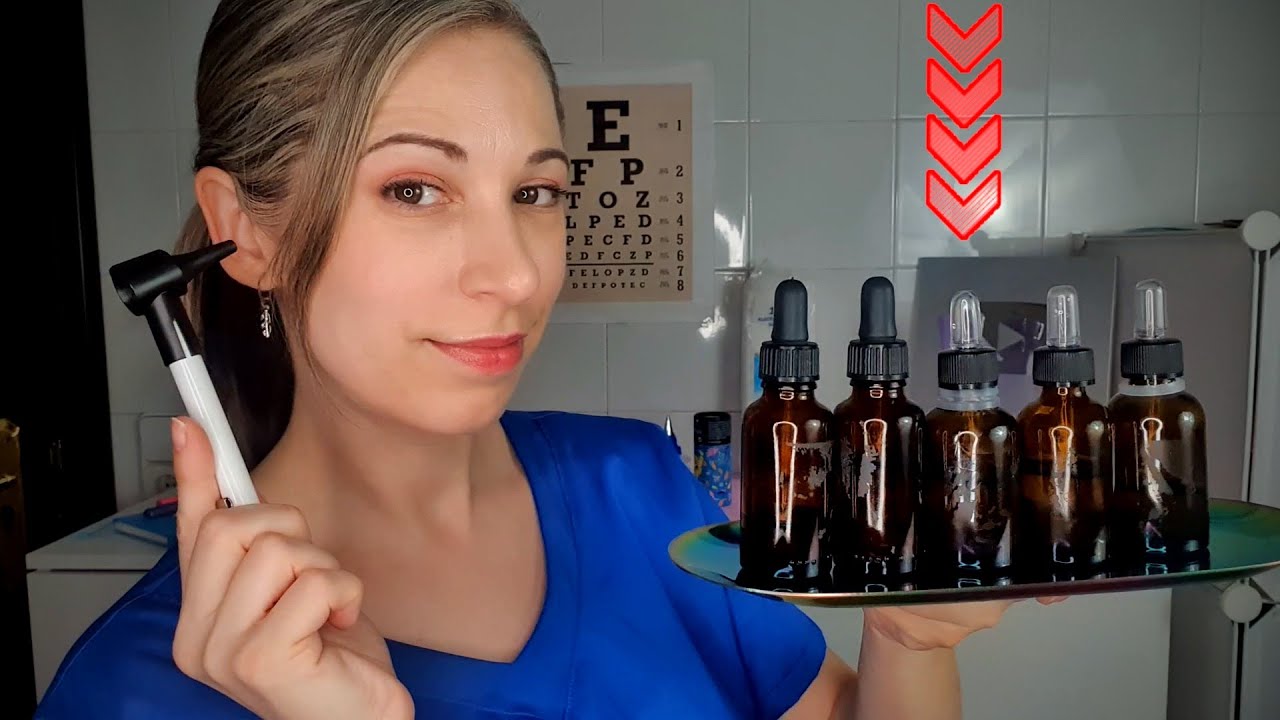 ASMR | Exquisita Limpieza de Oídos con Goteros | RP Médico relajante | Clínica Surr