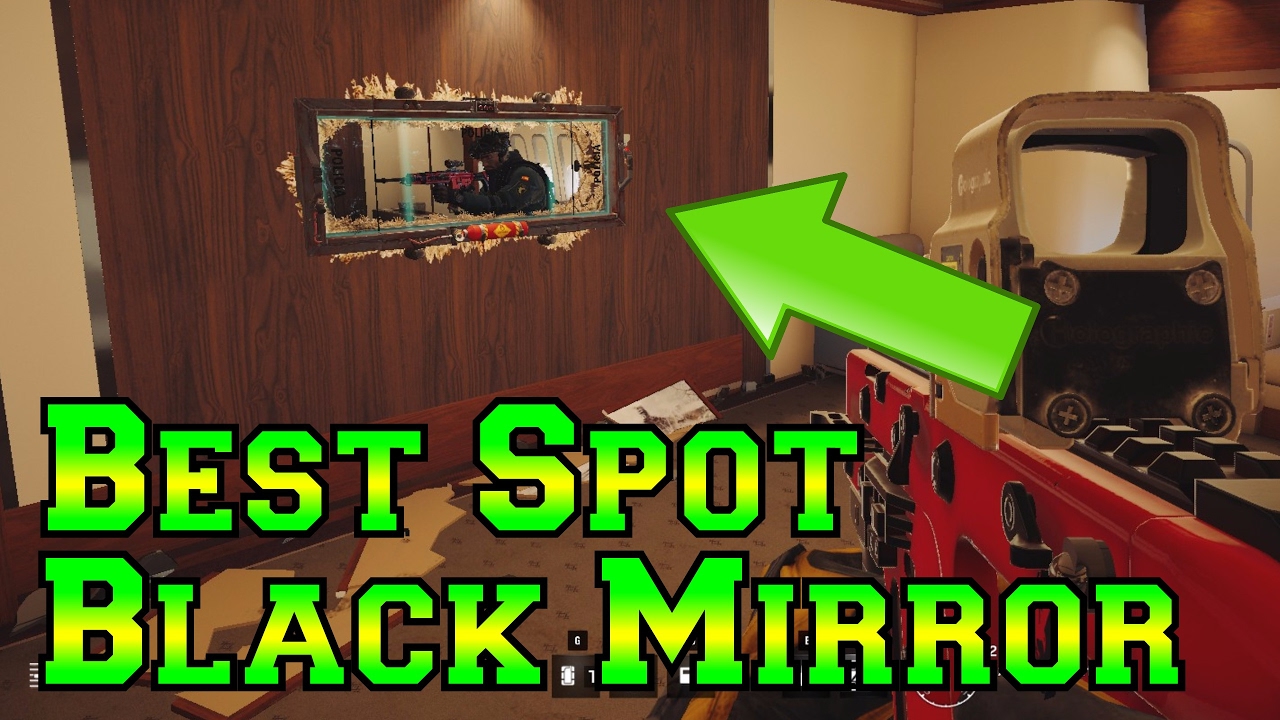 BEST Black Mirror Spot - Rainbow Six Siege Velvet Shell