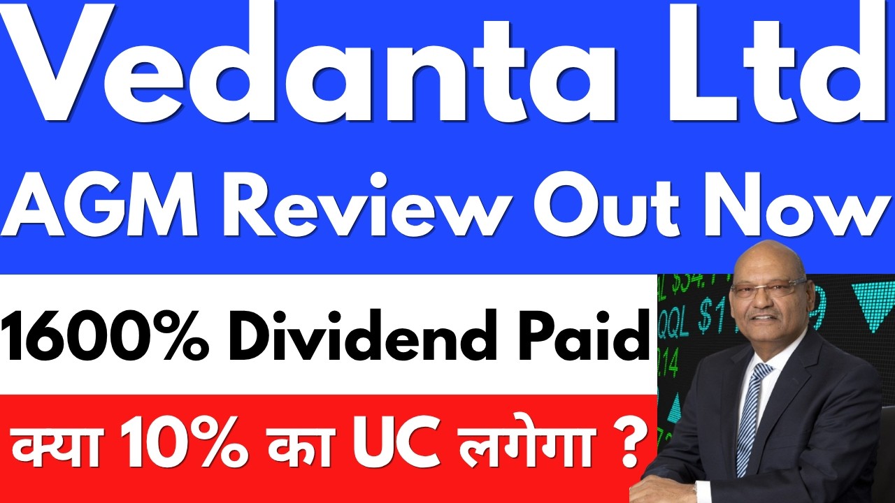 AGM Review Out Now🚨1600% Dividend 🔥VEDANTA SHARE NEWS TODAY🔴VEDANTA SHARE NEWS🔴VEDANTA DEMERGER NEWS