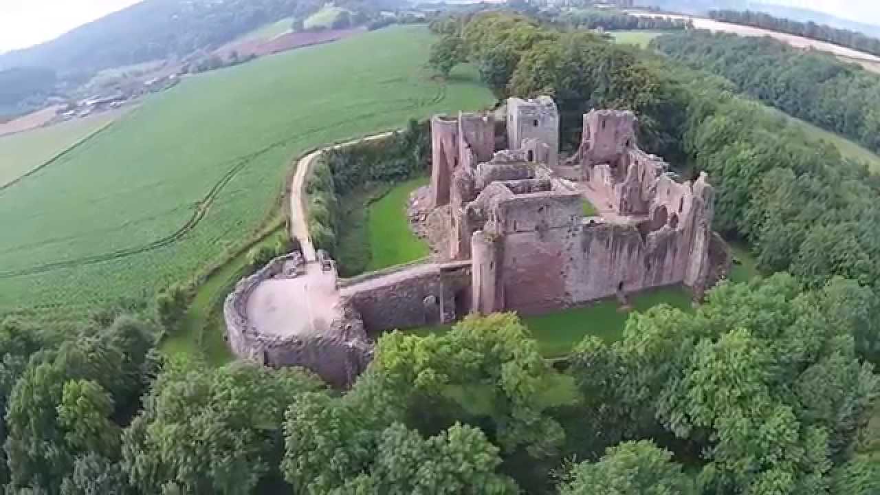 Goodrich Castle - A View from a Drone