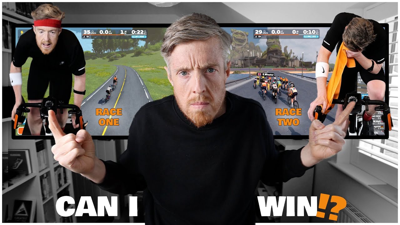 TWO Zwift races in ONE day... don't get dropped!