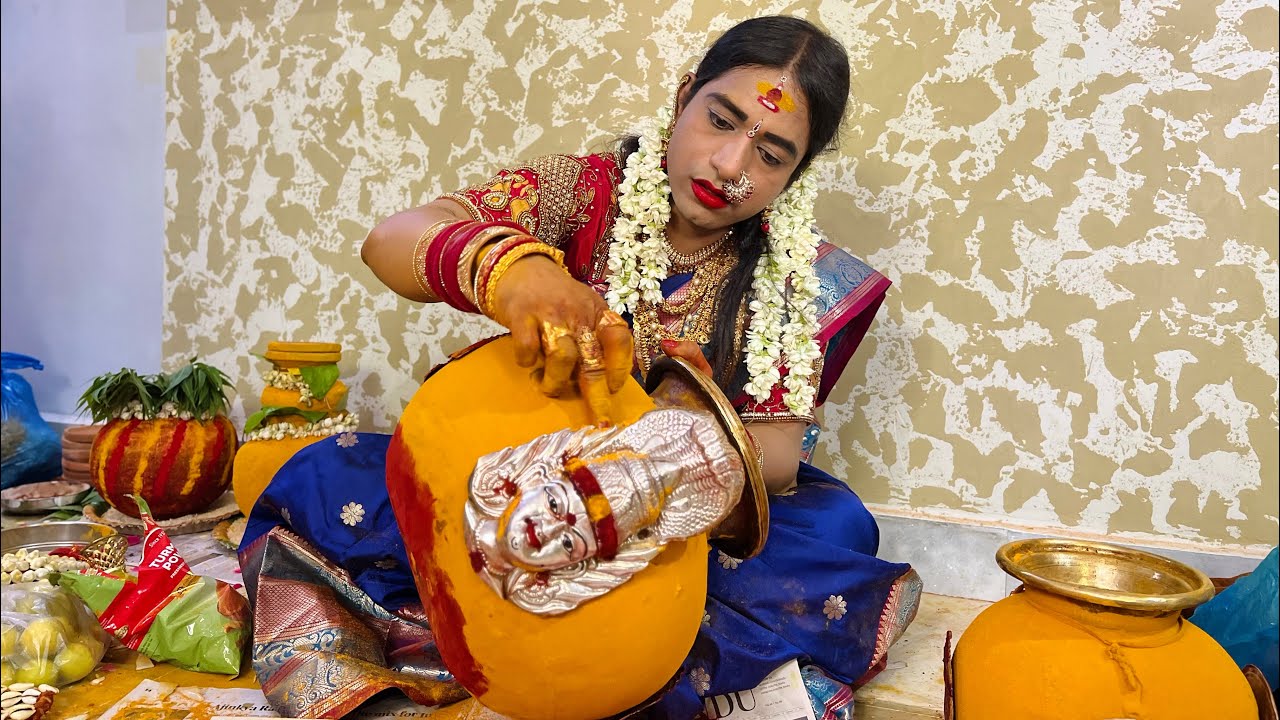 How To Prepare Bonam by Bonam Rakesh Anna | Rakesh Bonam Making Full Video At Telangana Bonalu 2024