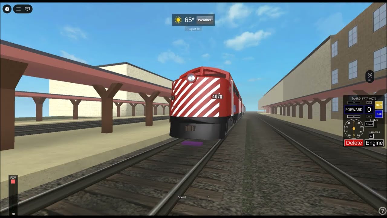 Silver Streak Train Scenes Recreation In Roblox