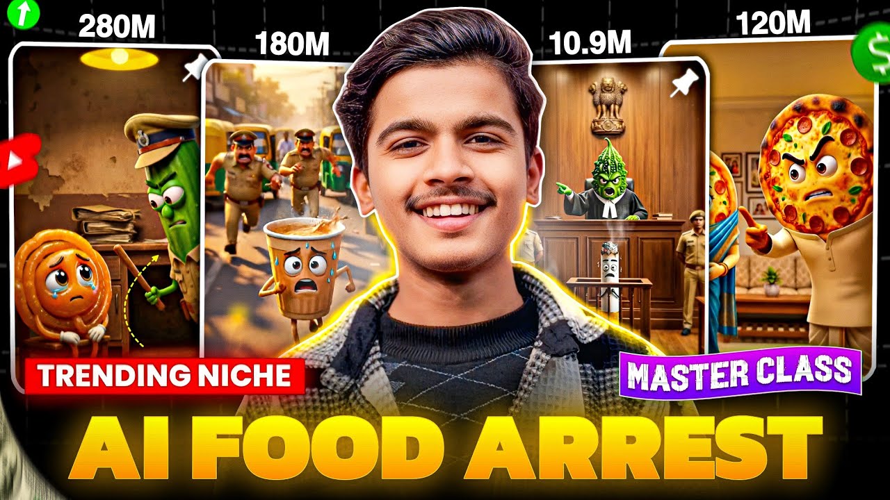 How to Make Viral AI Junk Food Arrest Videos | Ai se video kaise banaye | how to make ai video