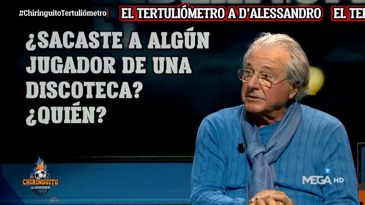 👀 El TERTULIÓMETRO de JORGE D'ALESSANDRO