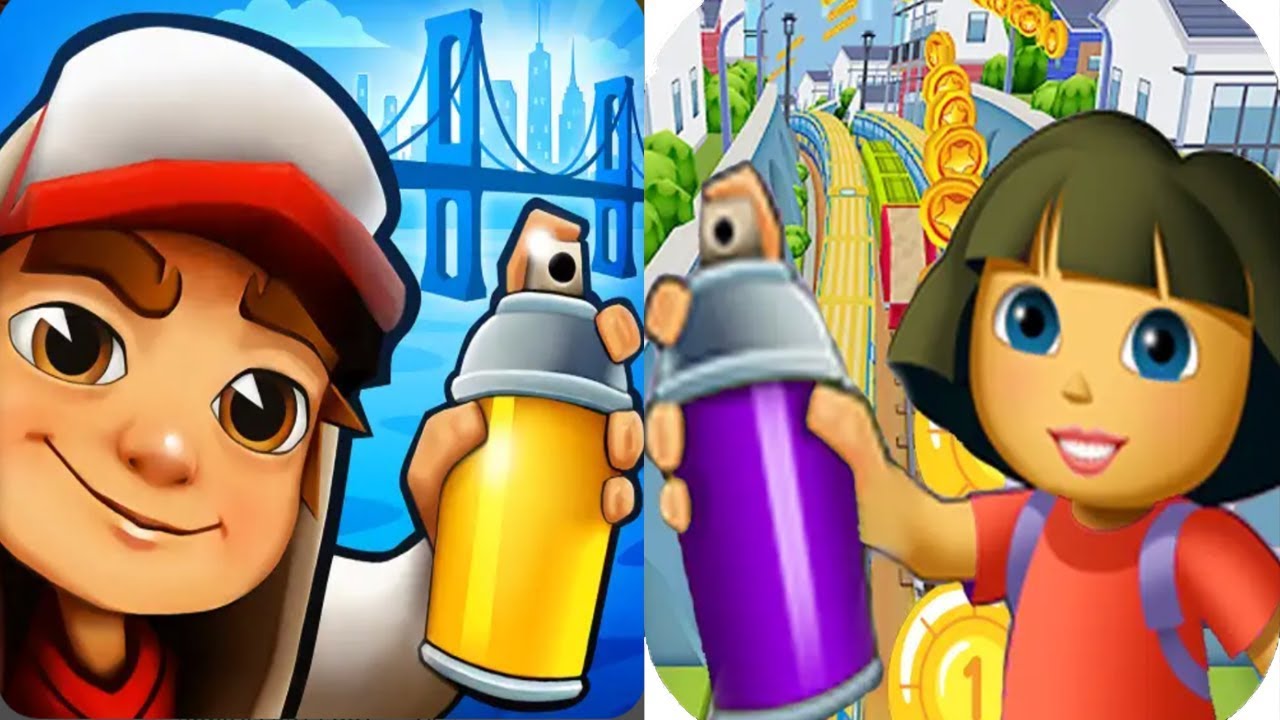 Subway Surfers New York VS Adventure Dora Games Run Android iPad iOS Gameplay HD