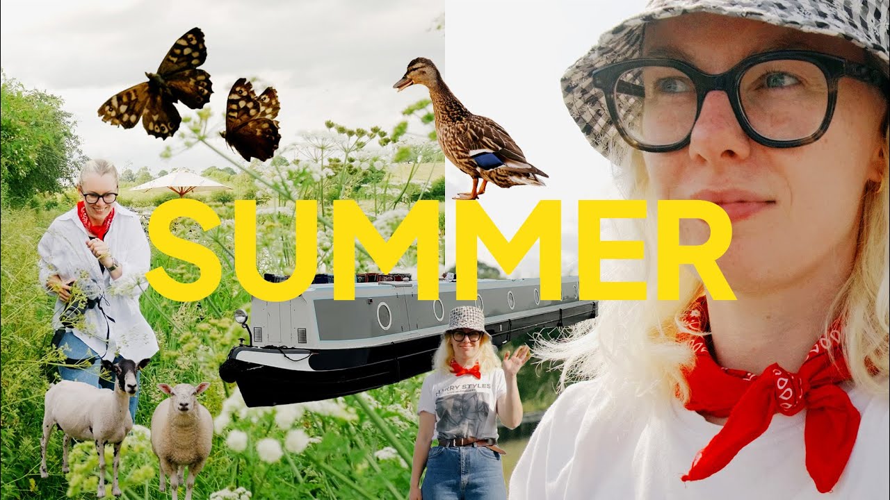 Summer living on a narrowboat