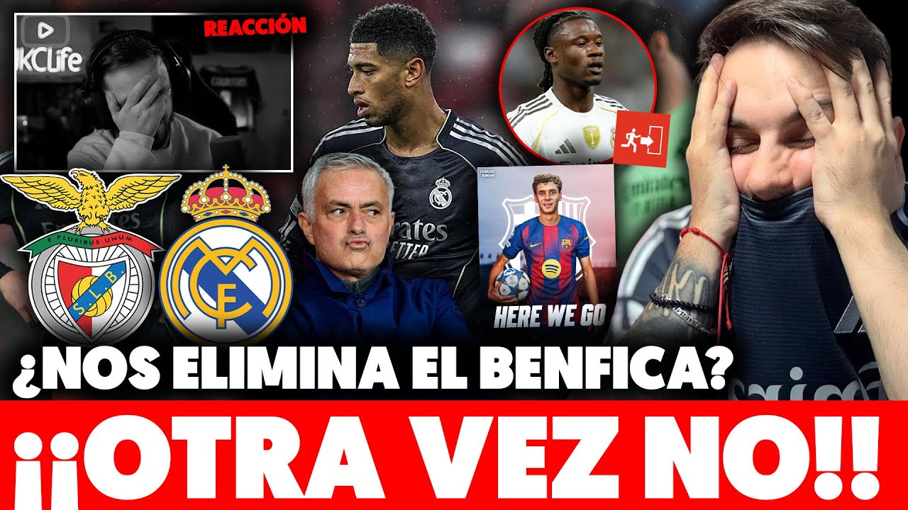💥¡¡NO PUEDE SER!! al MADRID le VUELVE a TOCAR el BENFICA… ¿OTRO BAÑO? · HERE WE GO FICHAJE del BARÇA