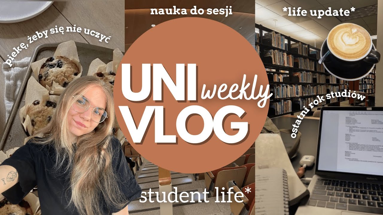 UNI WEEKLY VLOG 👩‍🎓📚 | studia dietetyczne, nauka do egzaminów, life update