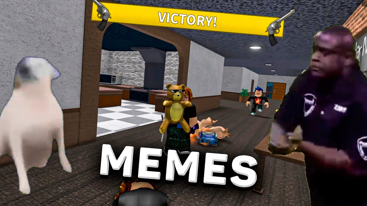СМЕШНЫЕ МОМЕНТЫ в Murder Mystery 2 Roblox (МЕМЫ)