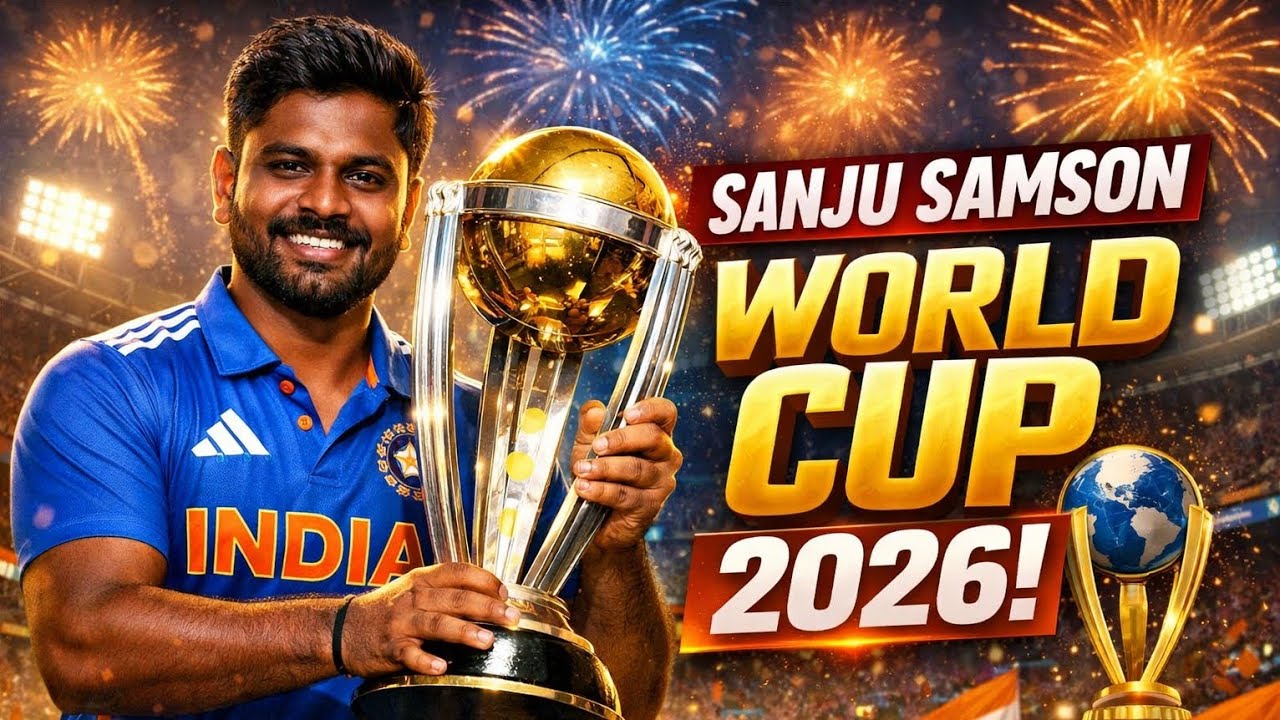 Sanju Samson Lifts the World Cup 2026! 🇮🇳🏆 | Historic Moment