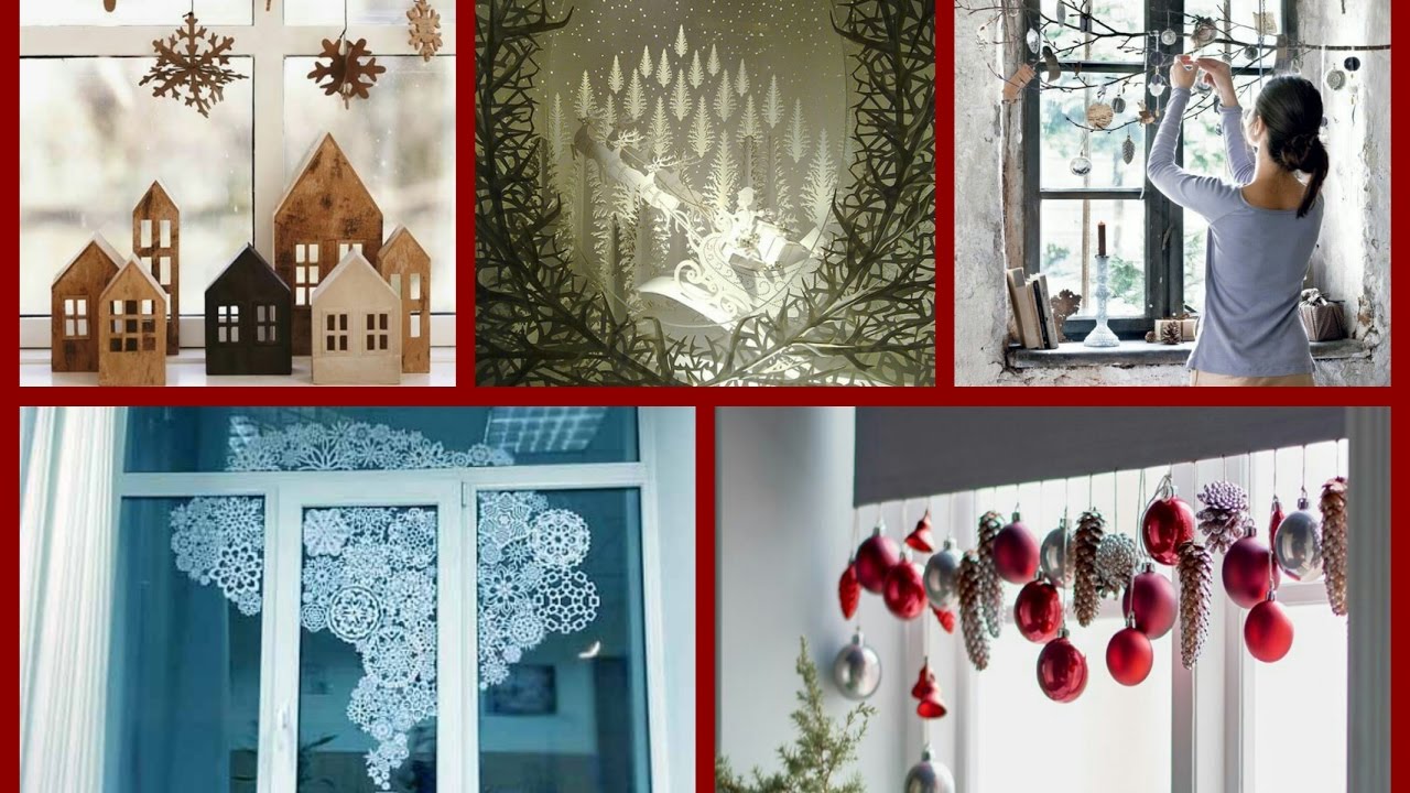 DIY Christmas Window Decorations Ideas - Winter Decorating Ideas