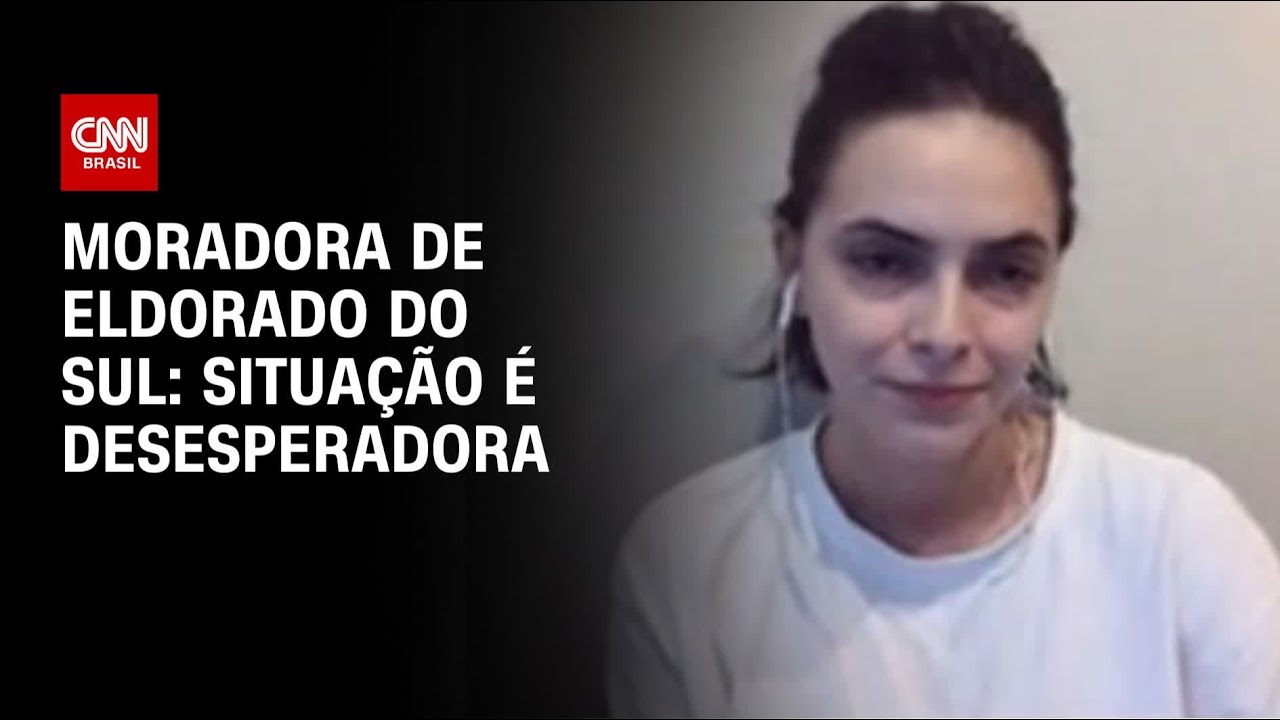 Situação é completamente desesperadora, diz moradora de Eldorado do Sul | CNN 360º