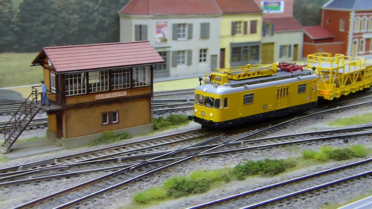 vidéo 201 couplage diesel DB wagon Kibri maintenance des caténaires
