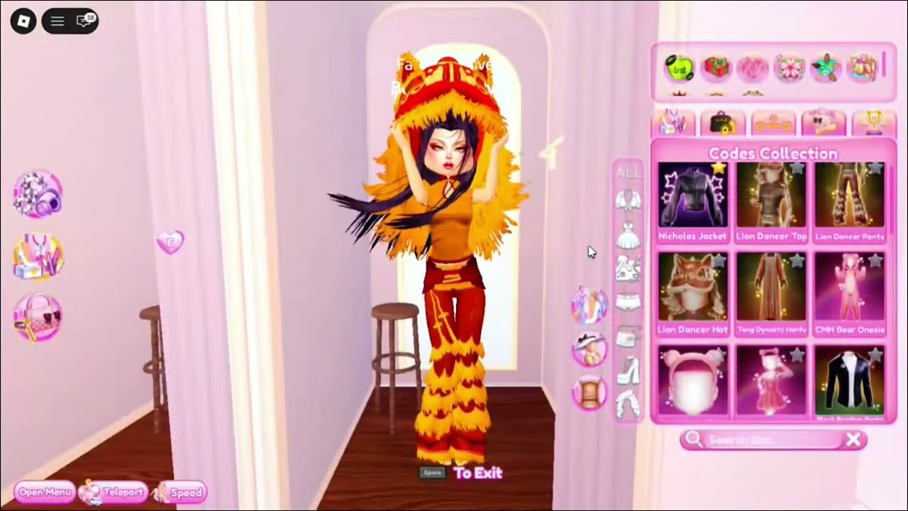 LUNAR NEW YEAR UPDATE IN DRESS TO IMPRESS!!! #dresstoimpresscode #dti #lunarnewyear #shorts #ytviral
