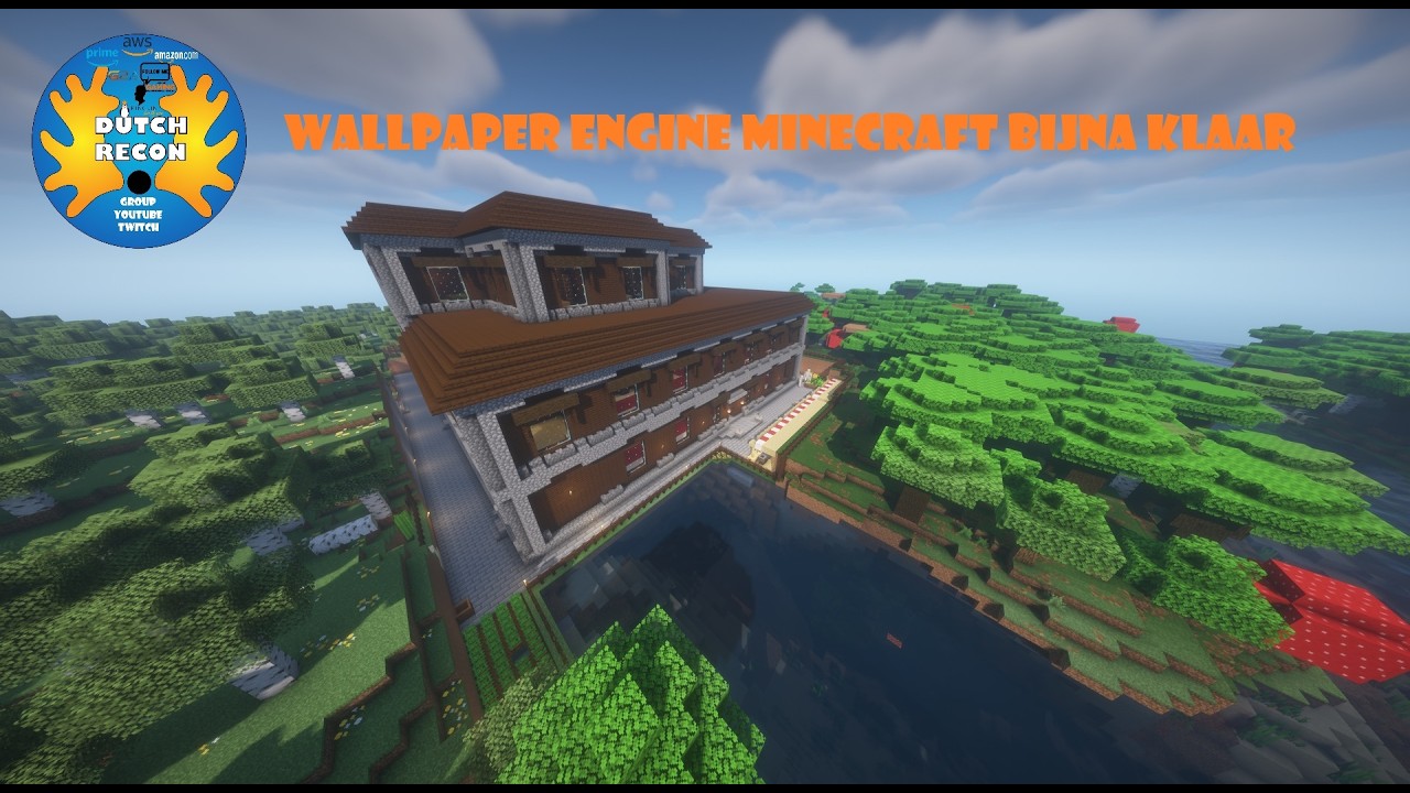 Voorlopige eind resultaat Wallpaper Engine Minecraft