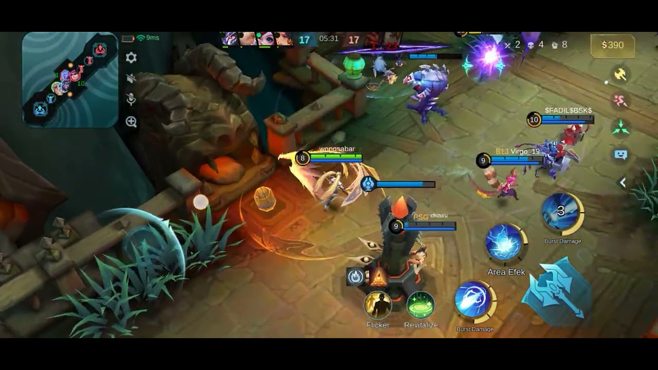 Layla full senyum - 1 tembakan 5 tewass - brawl