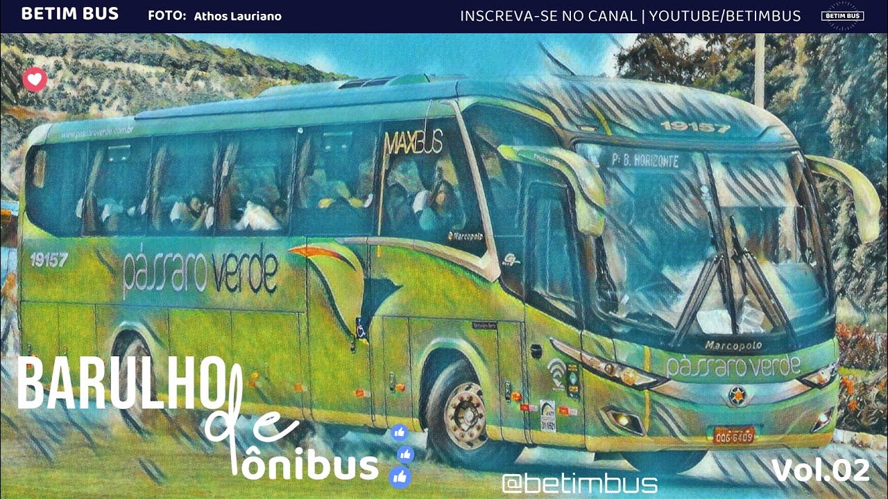 (Barulho de ônibus) ... Para relaxar & dormir - Vol.02 | MBB O-500RS Bluetec5