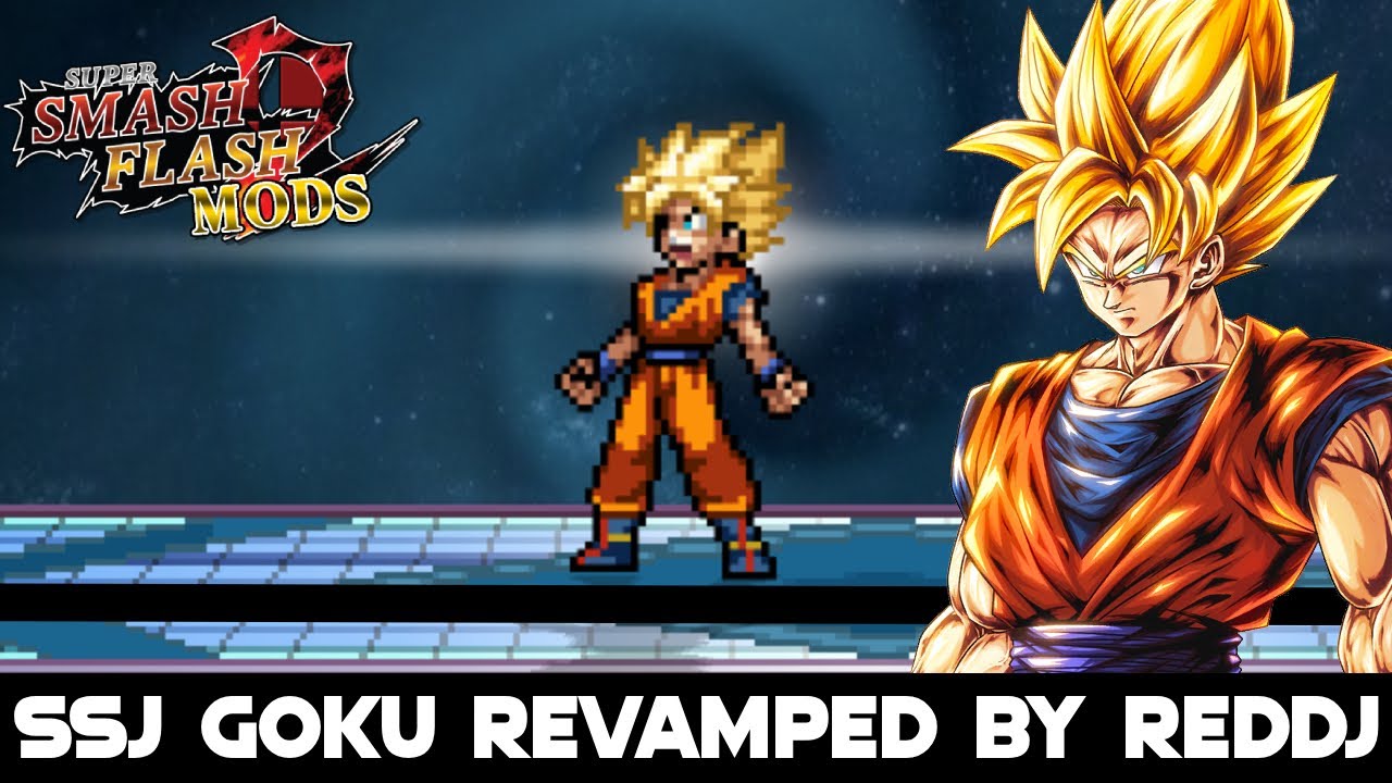SSF2 0.9b 1982 Mod | SSJ Goku Revamped by REDDJ