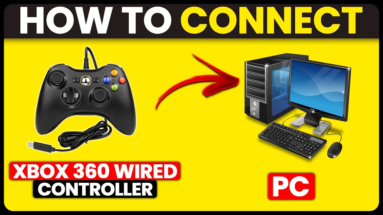 How To Connect Xbox 360 Wired Controller To PC (How To Set Up Xbox 360 Wired Controller To PC)