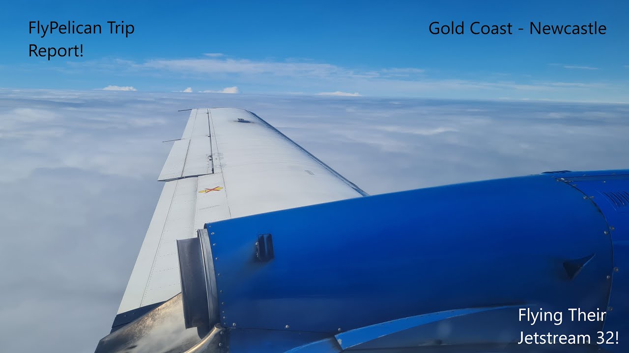 FlyPelican Gold Coast to Newcastle Trip Report