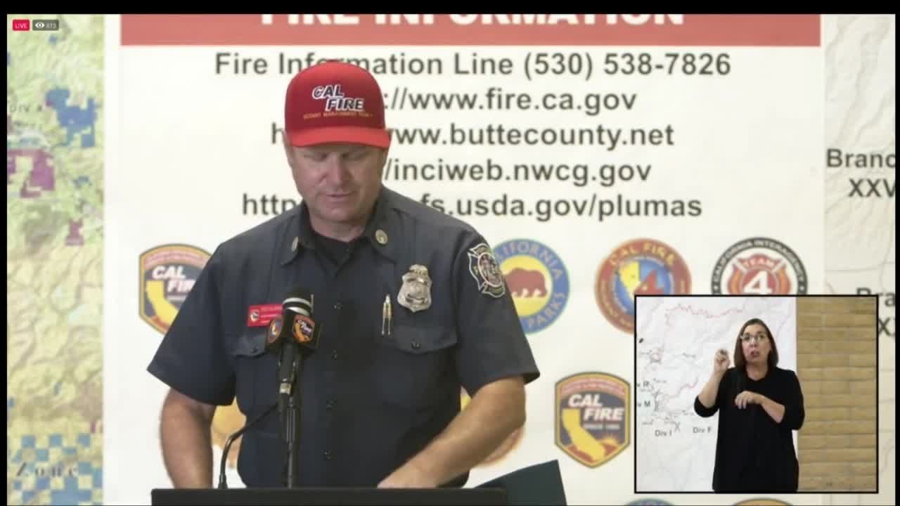 Cal Fire gives Sept. 12 update on North Complex Fire