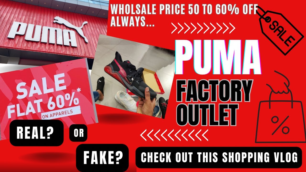 Puma Factory Outlet | Best shopping places  in Bangalore@PUMA #shoppingvlog #nammabangalore #viral