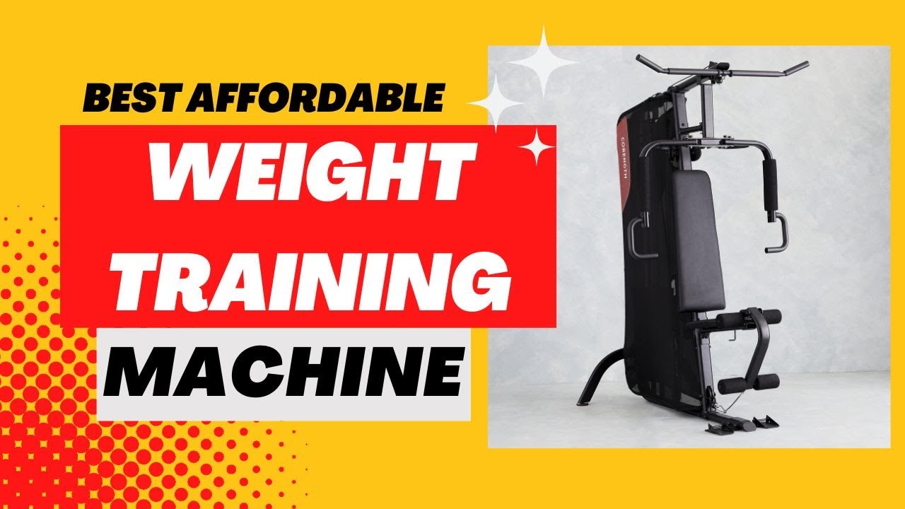 Best Affordable Weight Training Compact Machine - Decathlon Corength weight training machine.