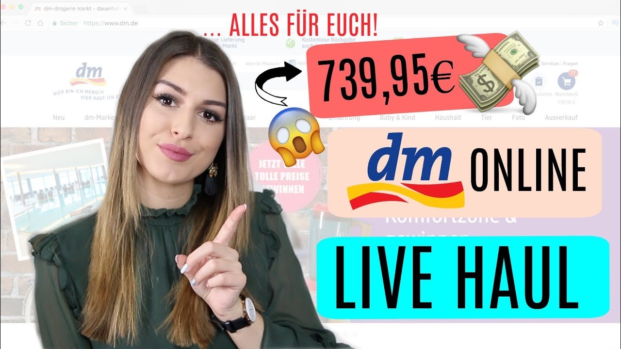 739,95€ XXXL dm Online Live Haul den ihr bestimmt & gewinnt! l Sara Desideria