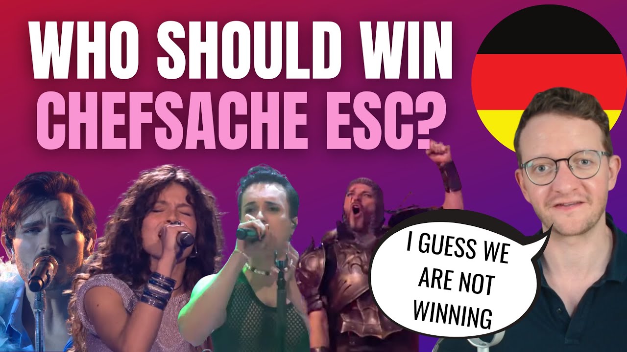 German reacts: CHEFSACHE ESC 2025 - Who should GERMANY send to EUROVISION 2025? My Top 9