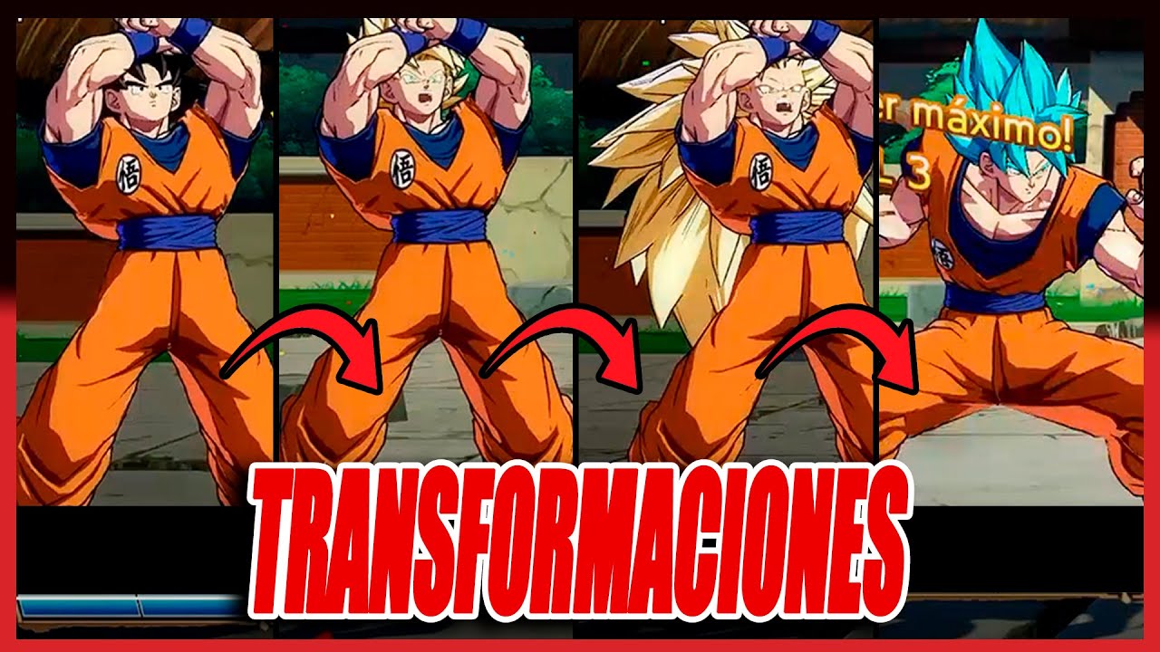 🐉 TRANSFORMACIONES Dragon ball fighterZ ULTRA mod en COMBATE
