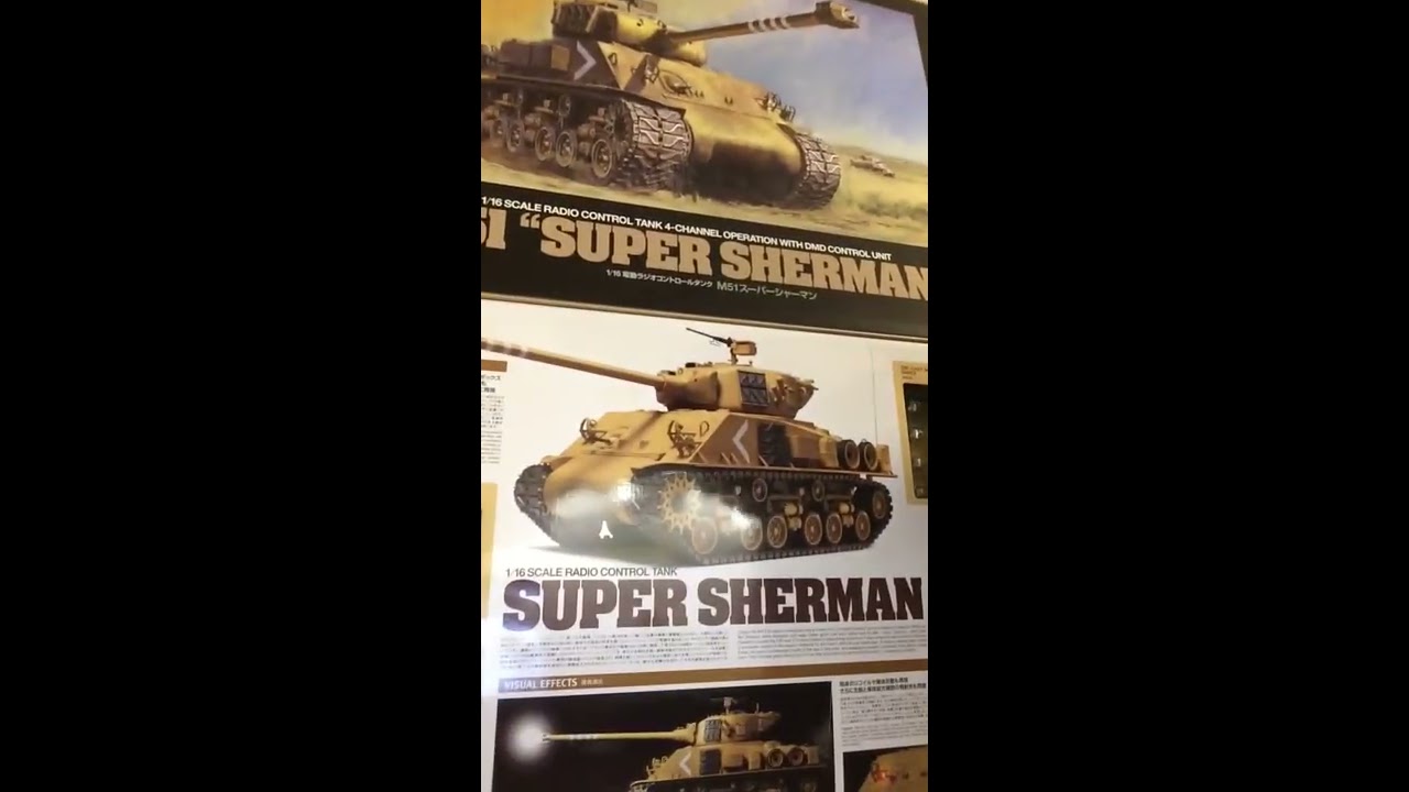 Tamiya Super Sherman 1/16th full option kit