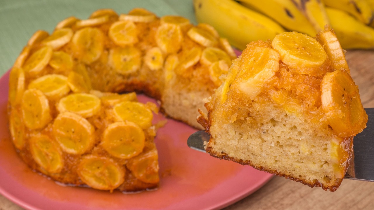 BOLO DE BANANA CARAMELIZADA NA AIRFRYER | Cook'n Enjoy 1647