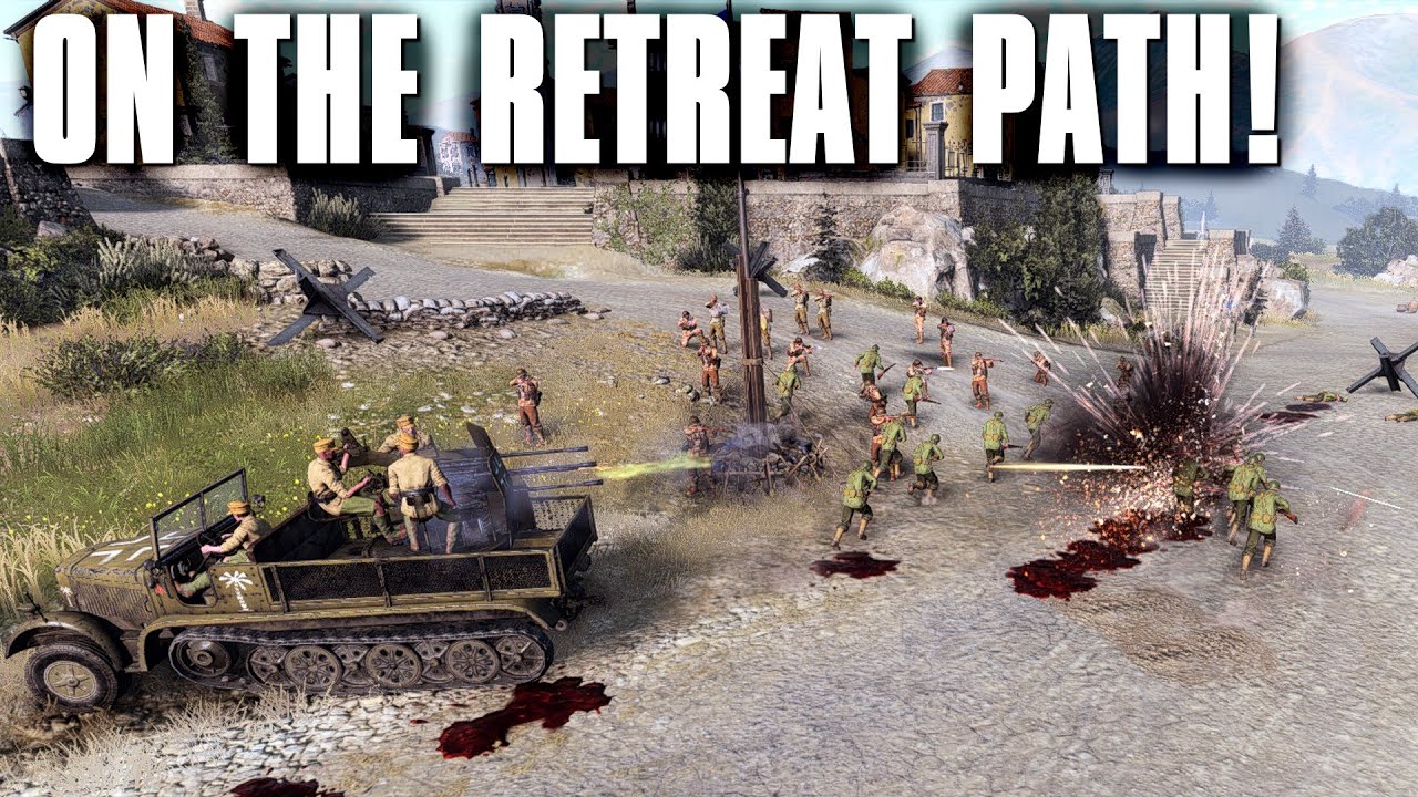 ON THE RETREAT PATH! - 4v4 - Company of Heroes 3