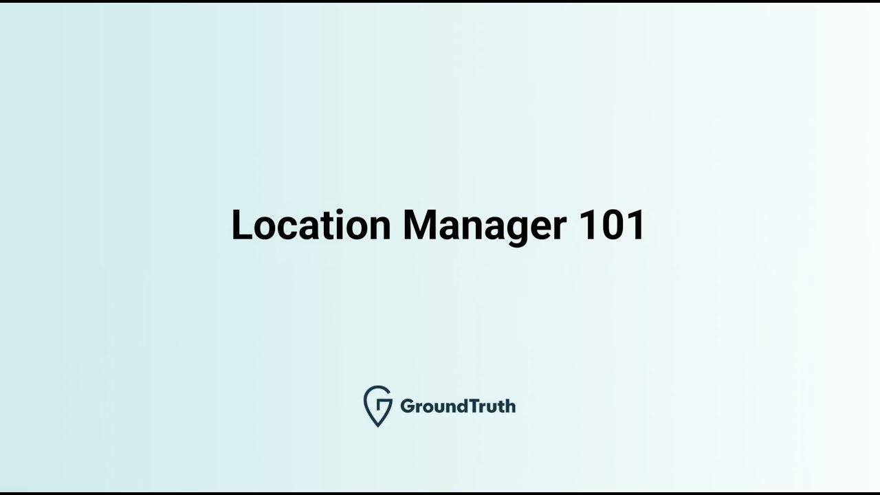 Location Manager 101