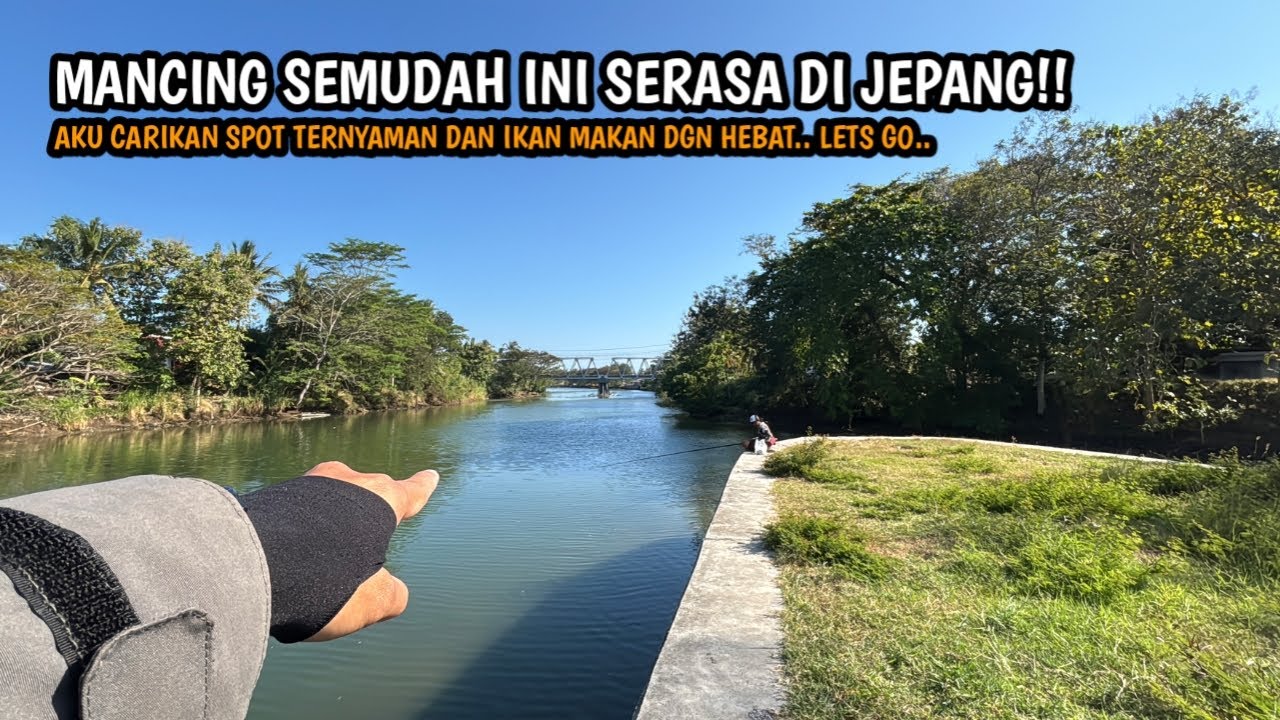 2 MUARA DI JOGJA IKAN MAKAN DENGAN HEBAT!! Mancing belanak dan baby gt di spot muara glagah congot