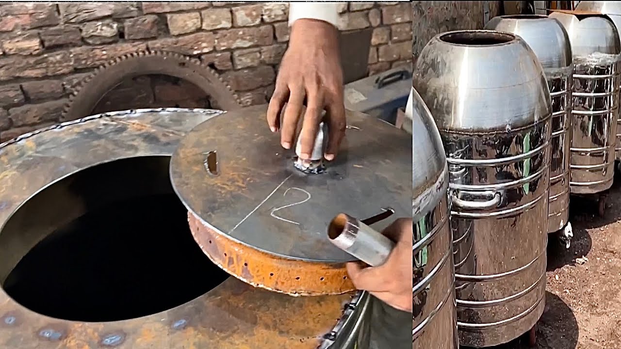 How to Building an Iron steel Tandoor from scratch-Full DIY Welding process!#How to build Tandoor