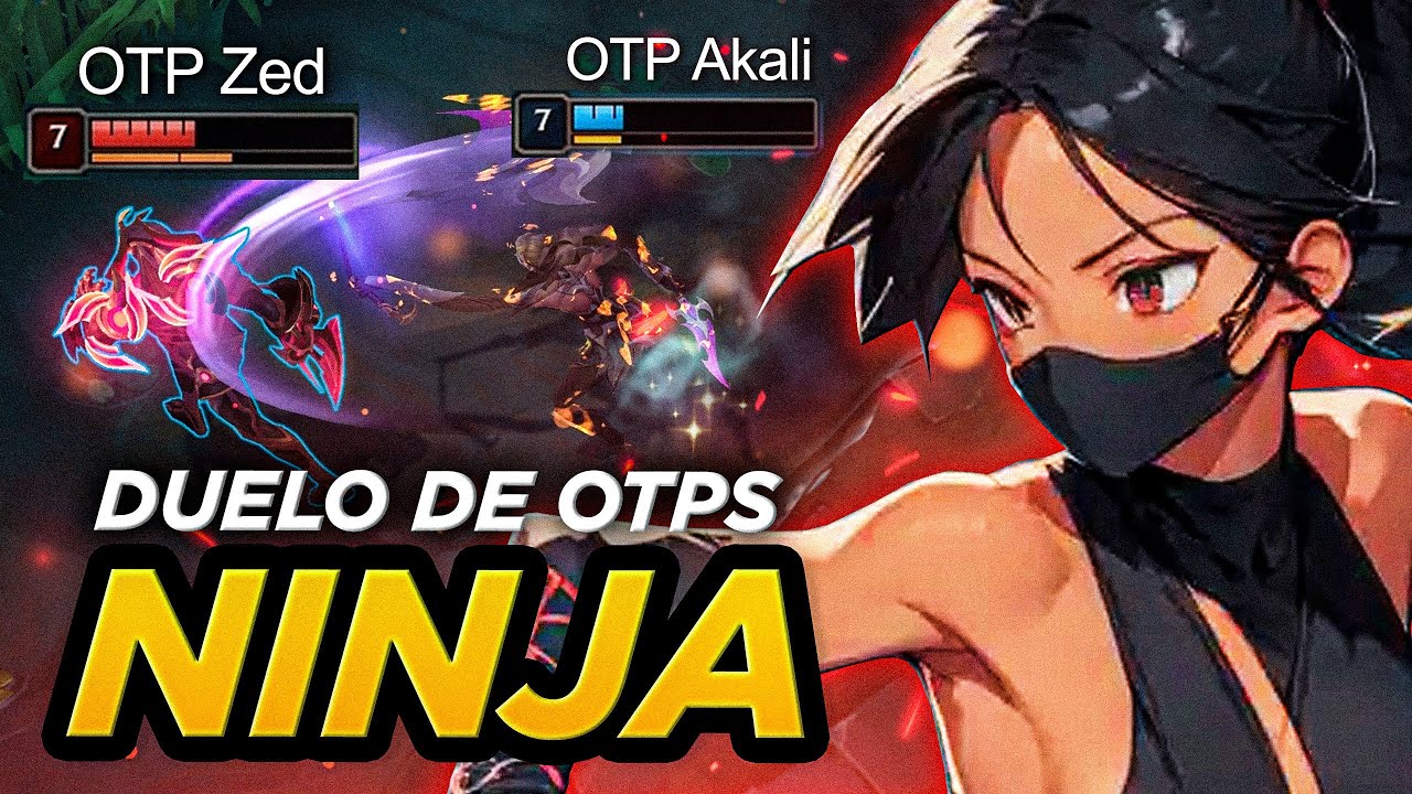 Un DUELO NINJA ÉPICO entre un OTP AKALI y un OTP ZED