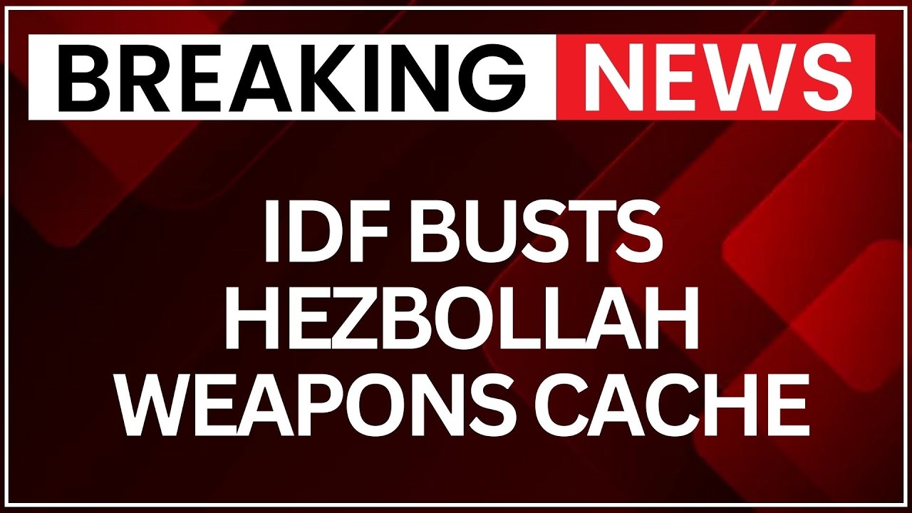 IDF Says Hezbollah Militants Killed, Weapons Cache Found Near Israel–Lebanon Border | NewsX