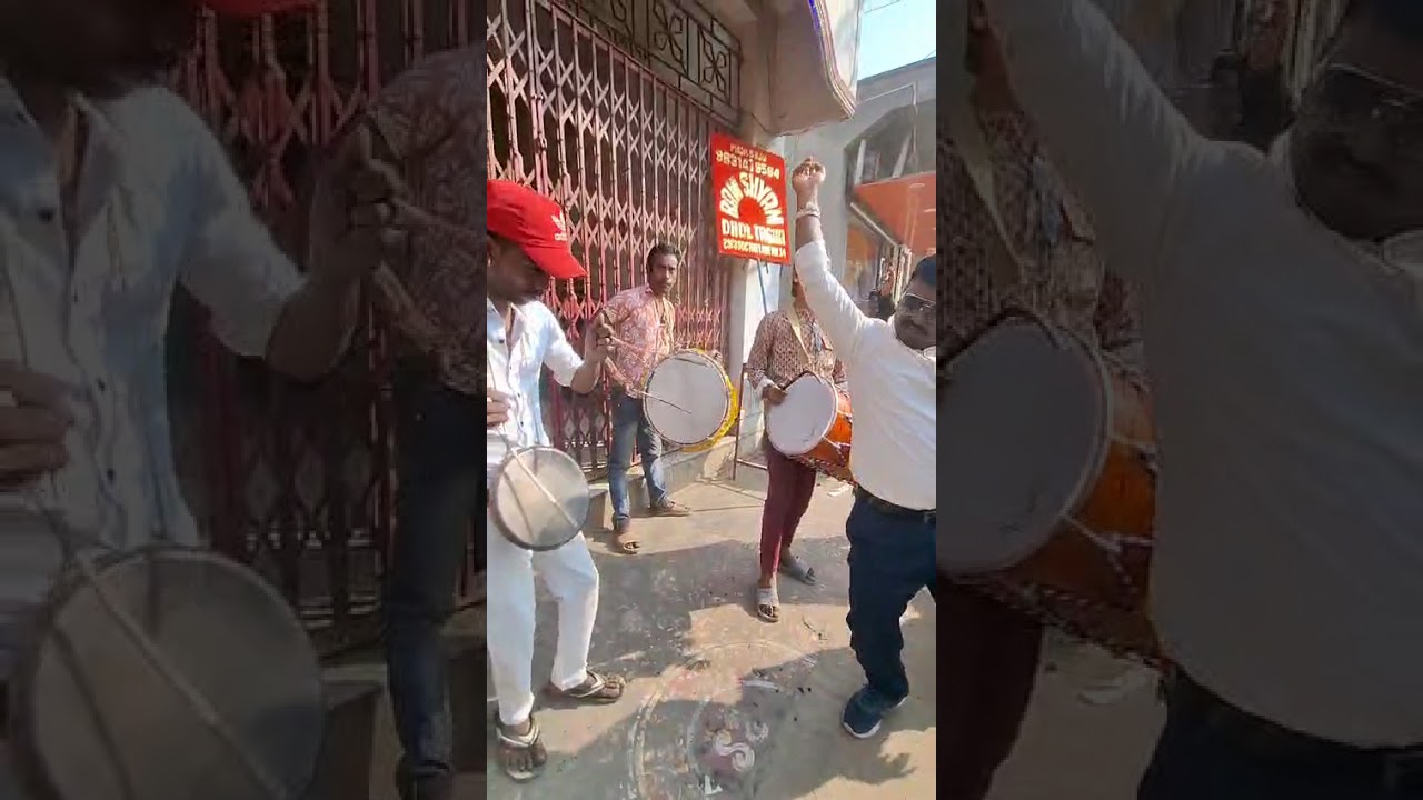 Ram shyam dhol tasha saraswati puja 2026 matiari agnishikha club  🤘