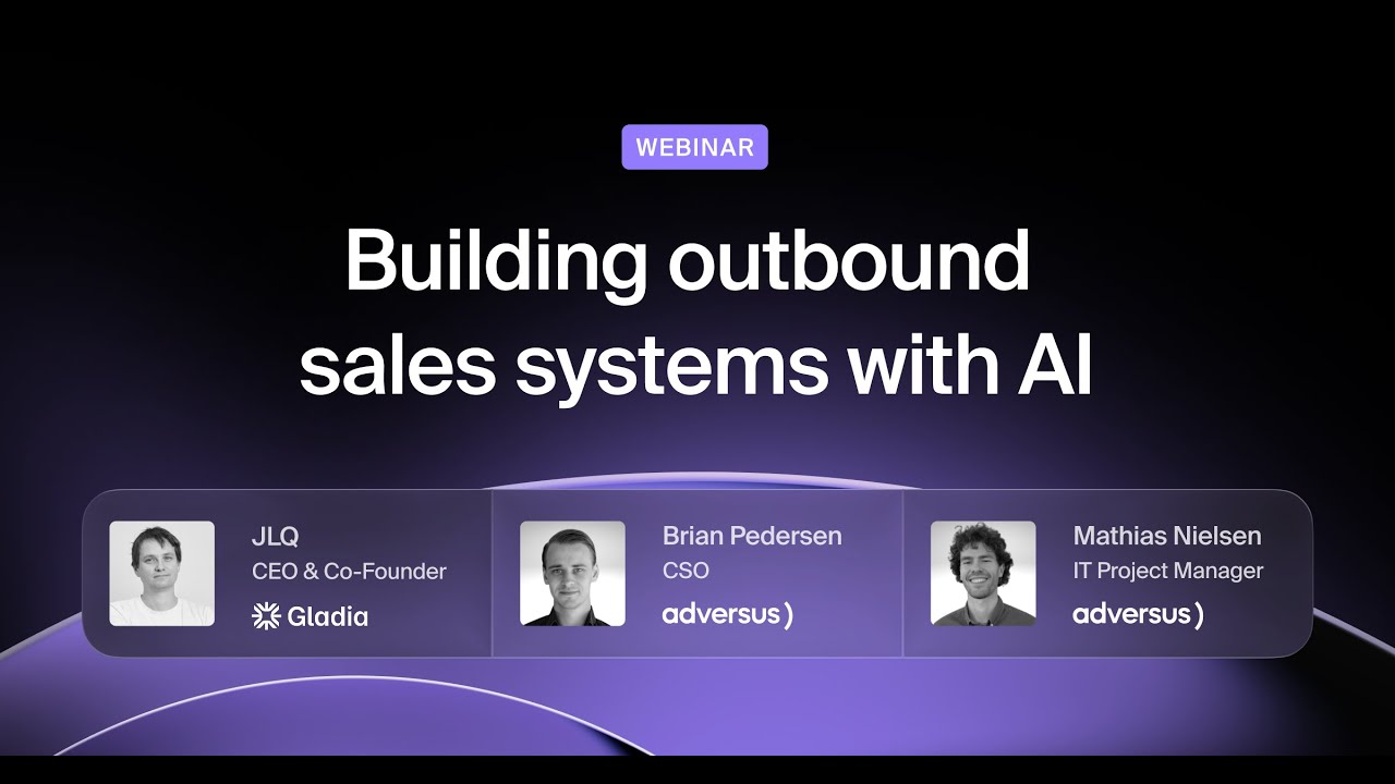 Building outbound sales systems with AI