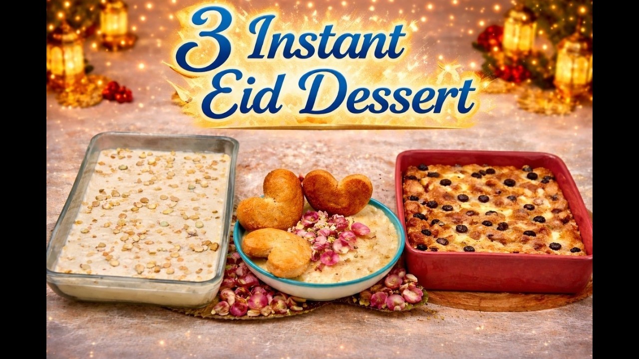 Eid Special | Arabin Bread Pudding | One Bite Shahi Tukray | Bread Pudding | 3 Instant Bread Recipe
