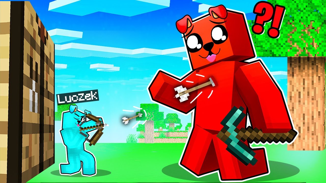 TROLLUJE MINI POSTACIĄ w Minecraft 🤏😂