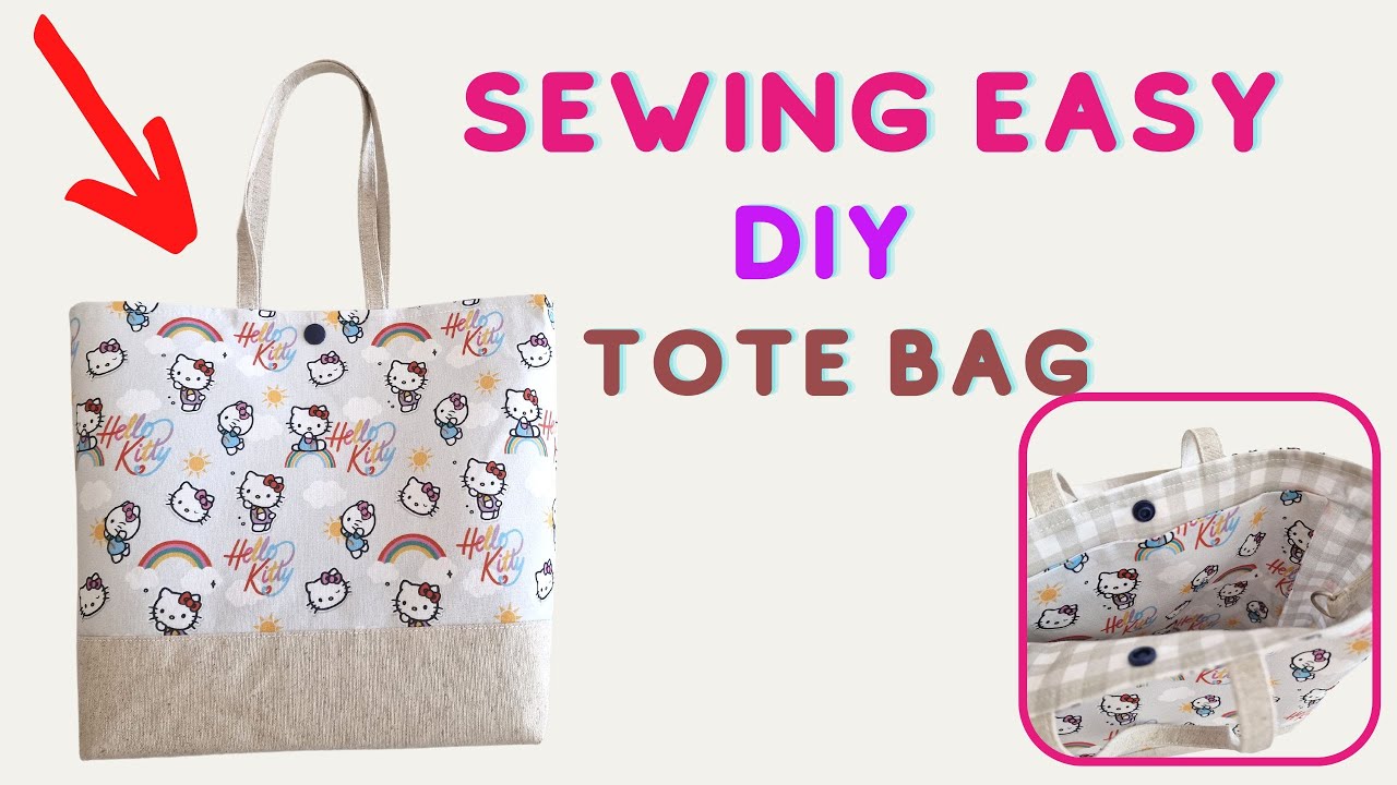 Sewing Bag for Kids | DIY Tote Bag
