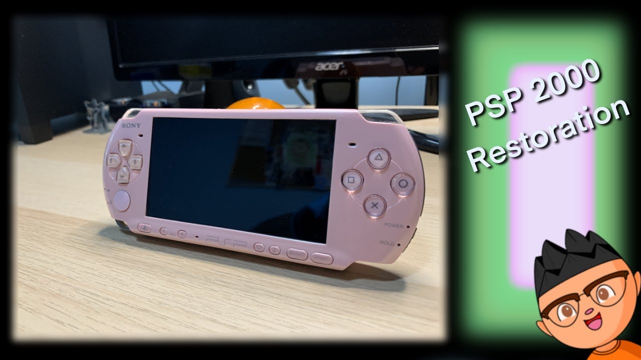 Restauración y cambio de carcasa Sony PSP 2000 🎮 | Restoration and shell replacement Sony PSP 2000