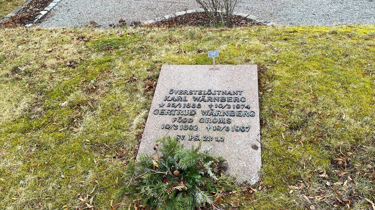 Flisby kyrkogård - Karl Wärnberg
