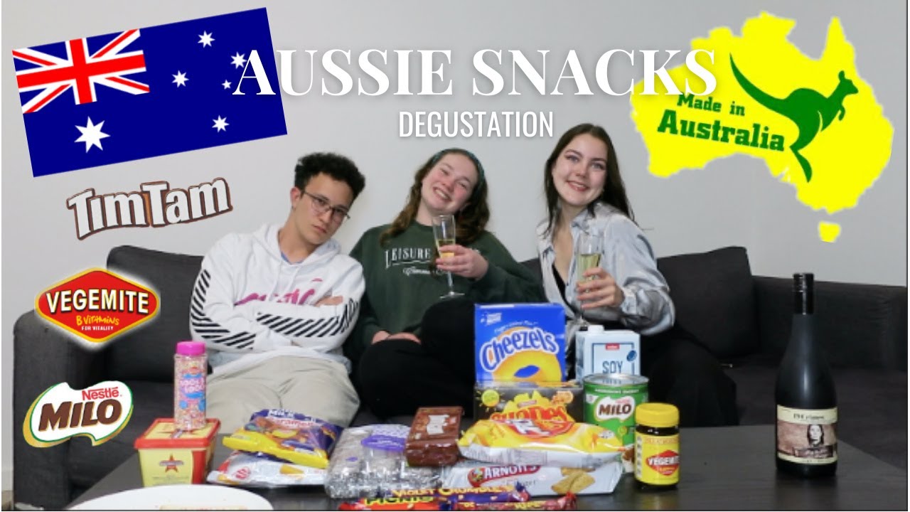 FRENCH TRIES AUSSIE SNACKS FOR THE FIRST TIME
