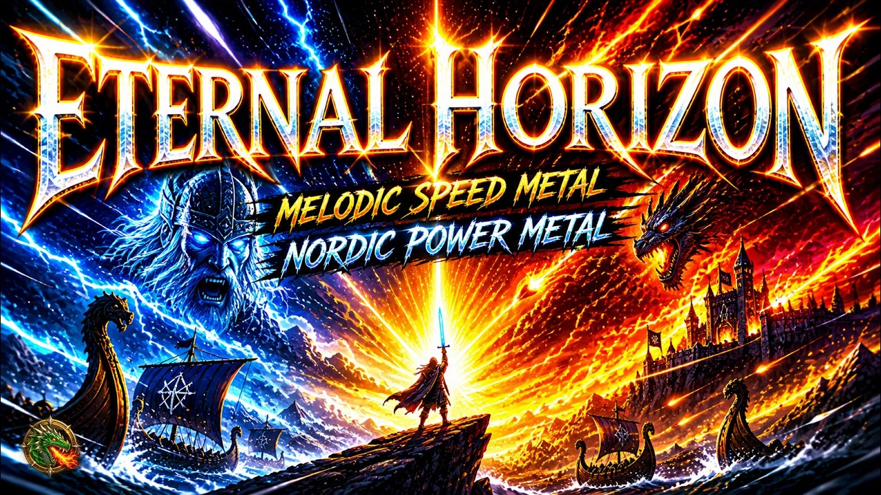 Eternal Horizon ⚡ Epic Symphonic Power Metal | Melodic Speed Metal Anthem (Nordic Style) | AI song