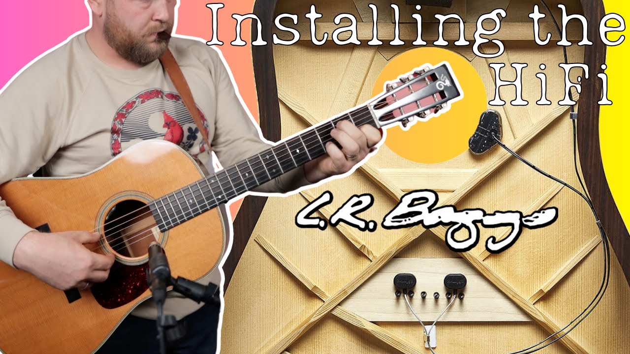 Установка звукоснимателя LR Baggs HiFi в мой Santa Cruz D12