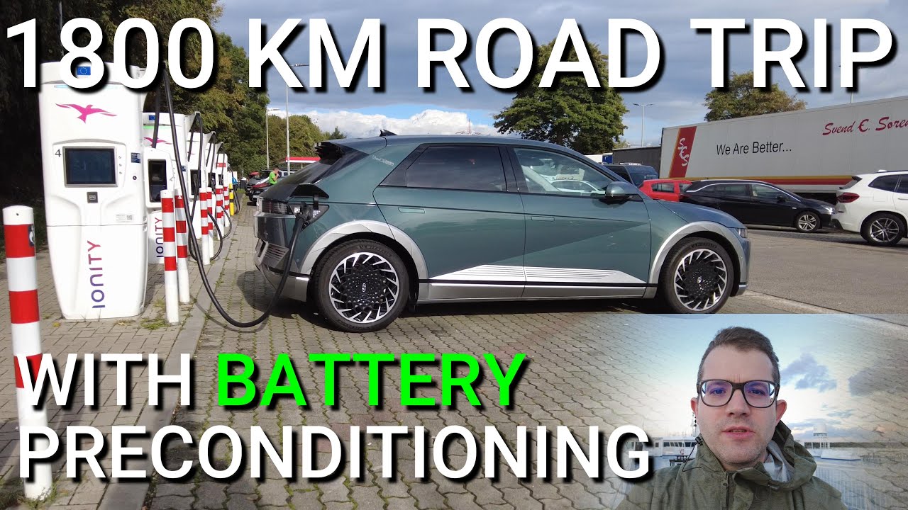 Hyundai Ioniq 5 Road Trip From Norway to Germany - Battery Conditioning for the Win!